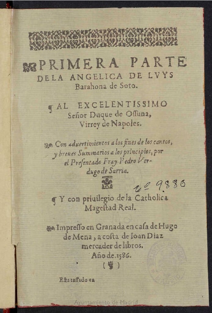 Miniatura de Primera parte de la Angelica