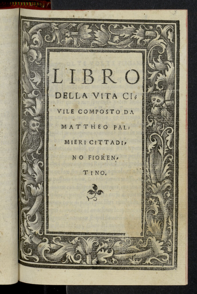 Miniatura de Libro della vita ciuile