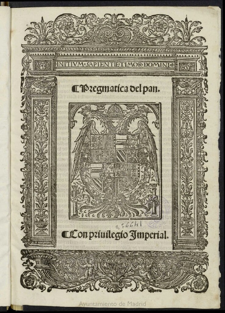 Miniatura de Pregmatica del pan