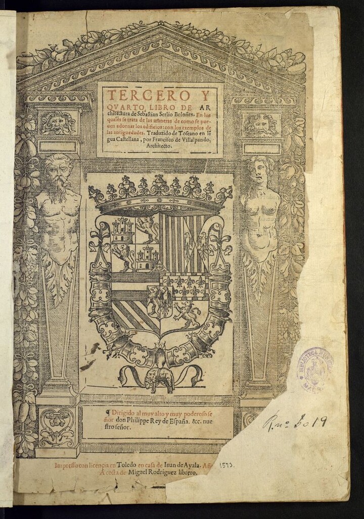 Miniatura de Tercero y quarto libro de architectura