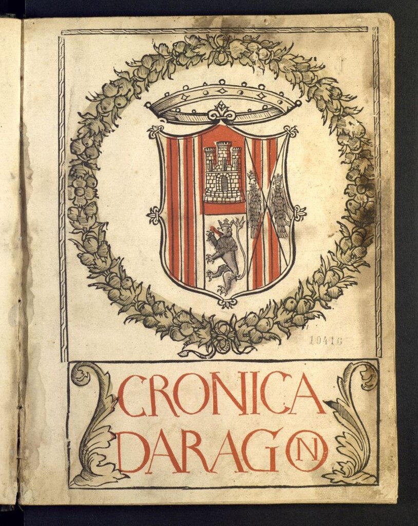 Miniatura de De primis Aragoniae regibus. Español