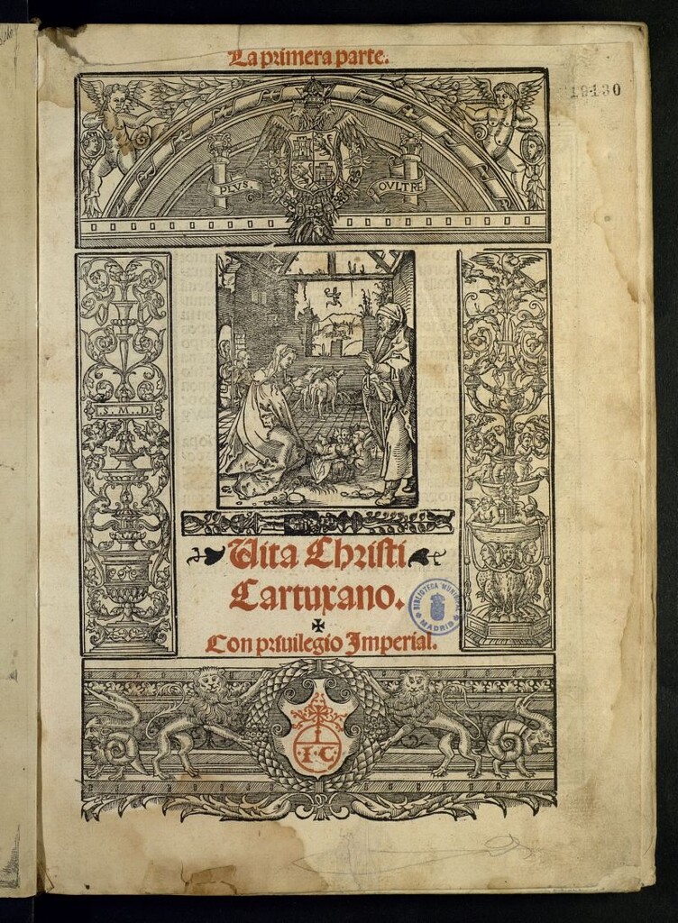 Miniatura de Meditationes vitae Christi. Volumen 1