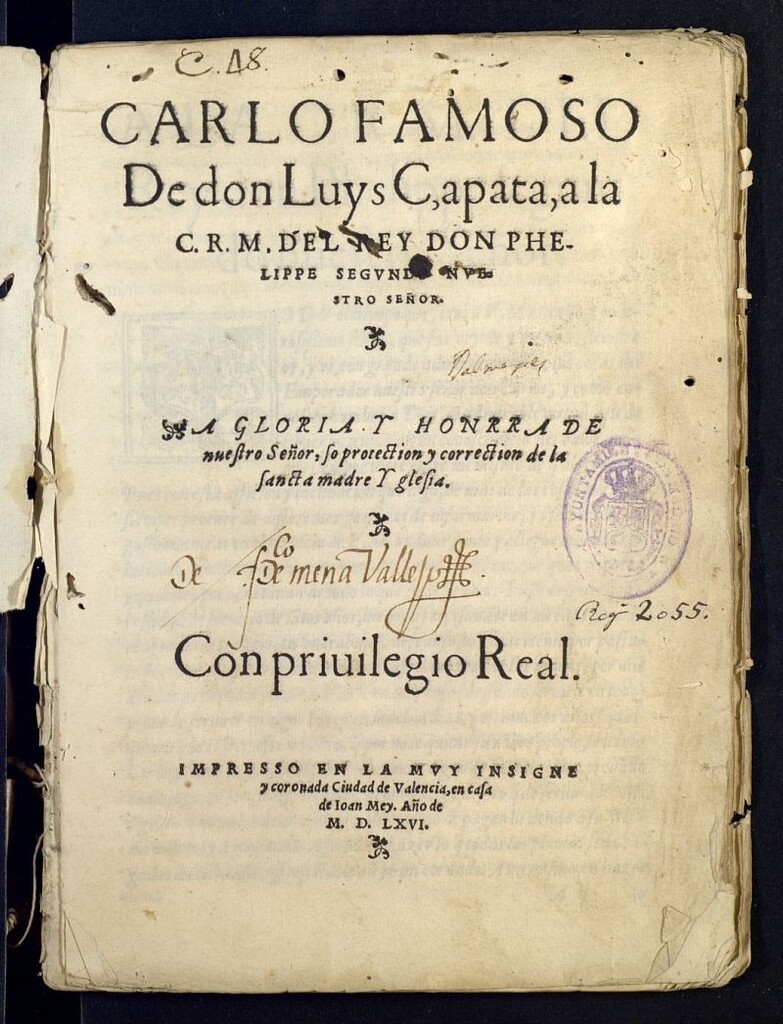 Miniatura de Carlo famoso