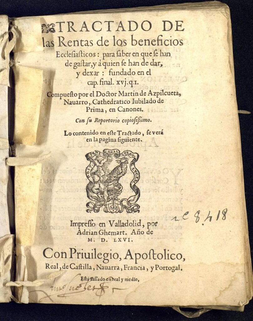Miniatura de Tractado de las Rentas de los beneficios Ecclesiasticos : para saber en que se han de gastar ...