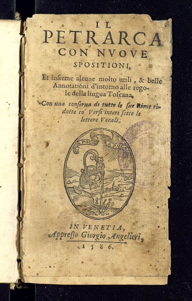 Miniatura de Il Petrarca. : con nuoue spositioni