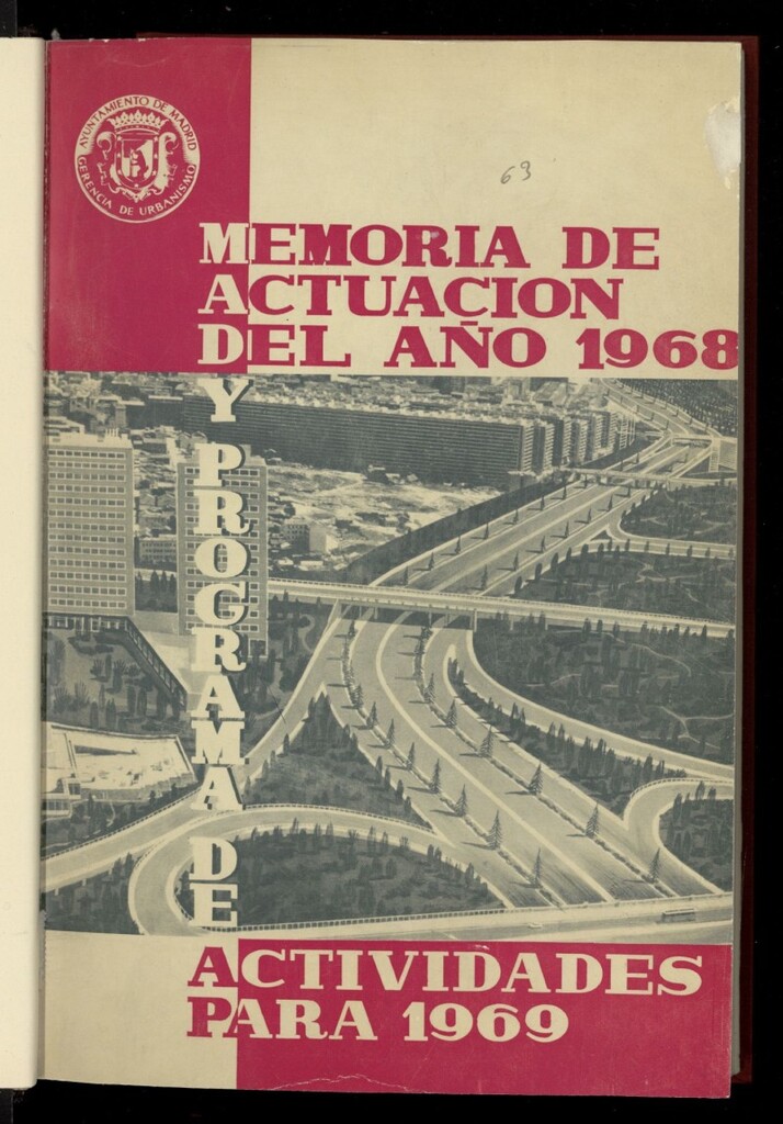 Miniatura de Memoria de actuación del año 1968 : actividades para 1969