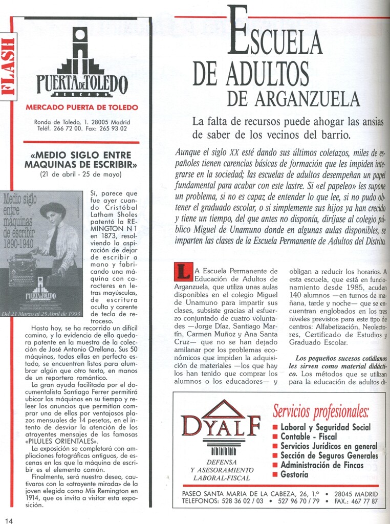 Miniatura de Escuela de adultos de Arganzuela