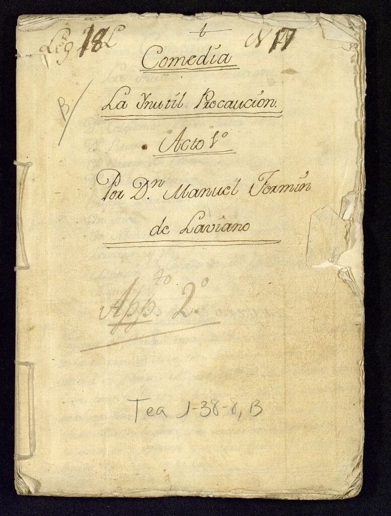 Miniatura de La inútil precaución y barbero de sevilla