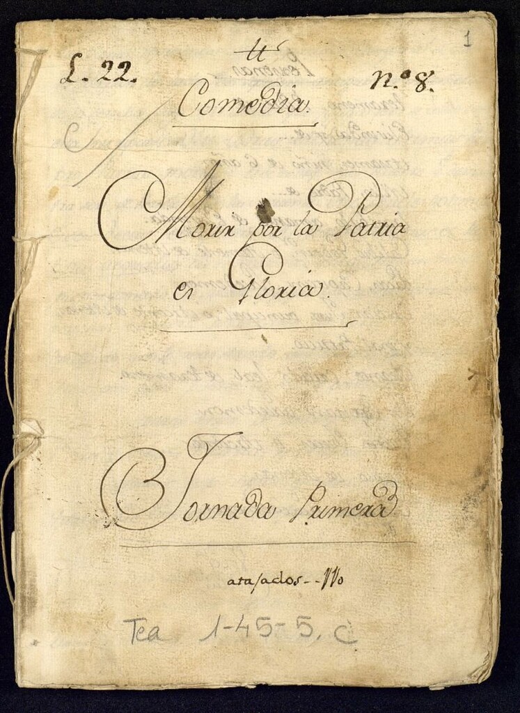 Miniatura de Morir por la patria es gloria, y Atenas restaurada