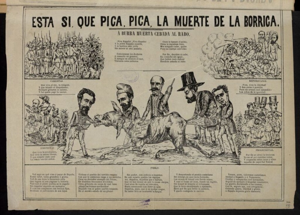 Miniatura de Esta si, que pica, pica, la muerte de la borrica