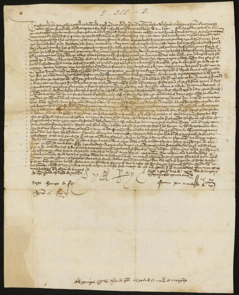 Miniatura de Provisión de Juan II notificando a la Villa de Madrid la concesión en Cortes, de nuevos pedidos y monedas para atender los gastos de la guerra contra los reyes de Aragón y Navarra