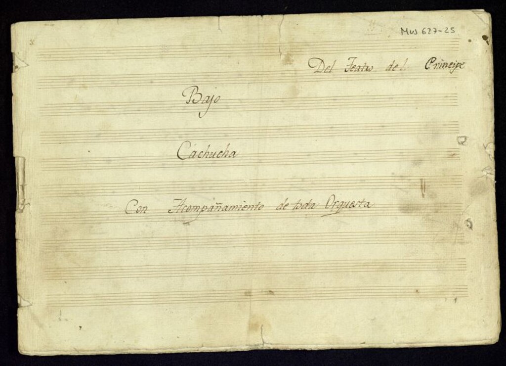 Miniatura de Cachucha: con acompañamiento de toda orquesta