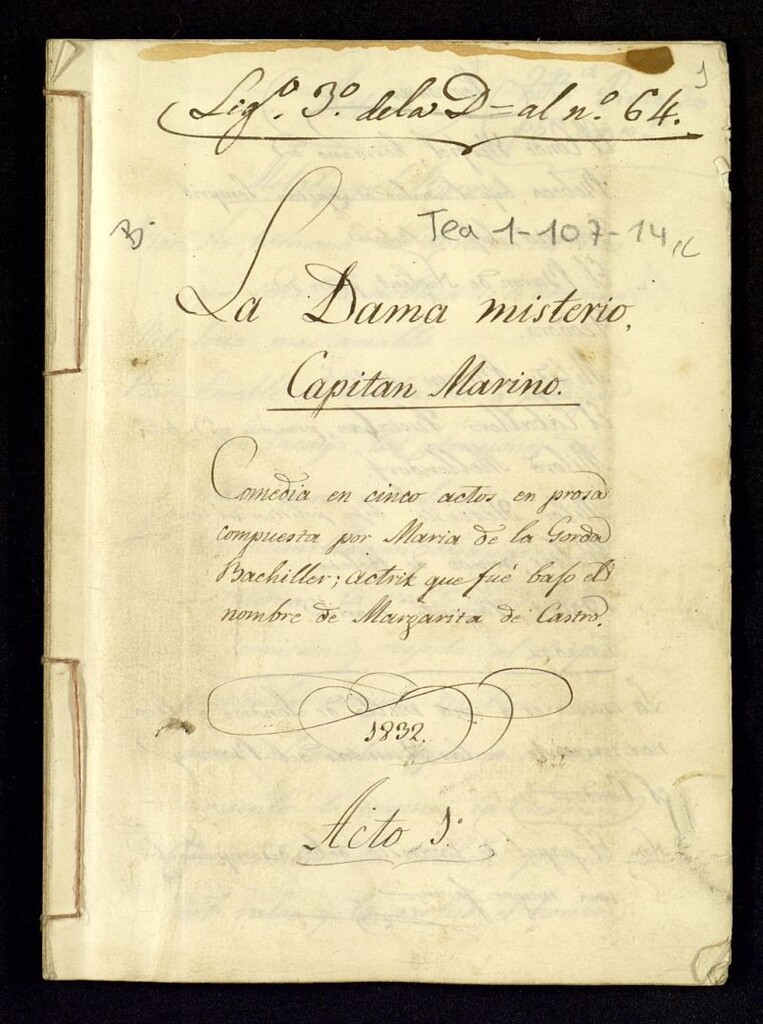 Miniatura de La Dama Misterio Capitán Marino