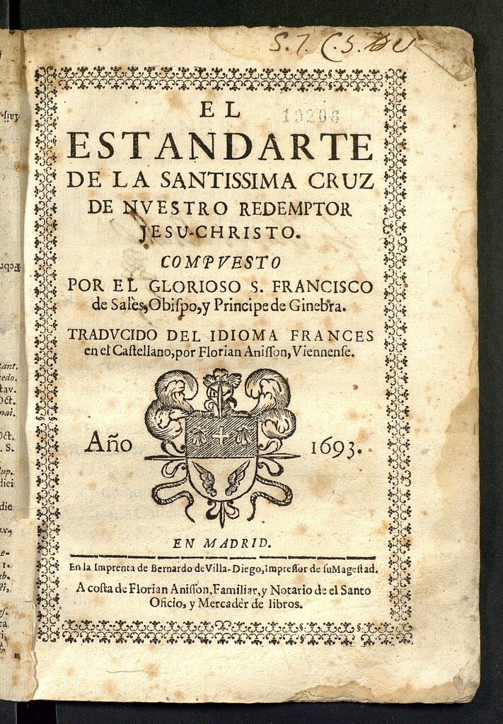 Miniatura de El Estandarte de la Santissima Cruz de nuestro Redemptor Iesu-Cristo