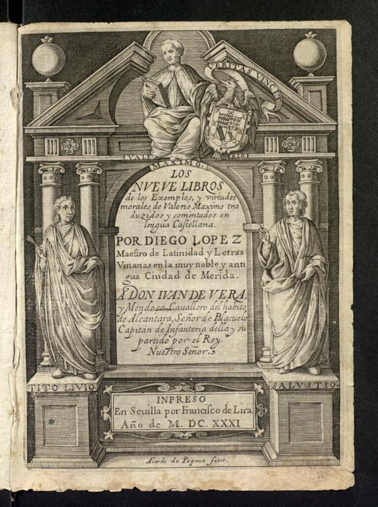 Miniatura de Los nueue libros de los exemplos y virtudes morales de Valerio Maximo