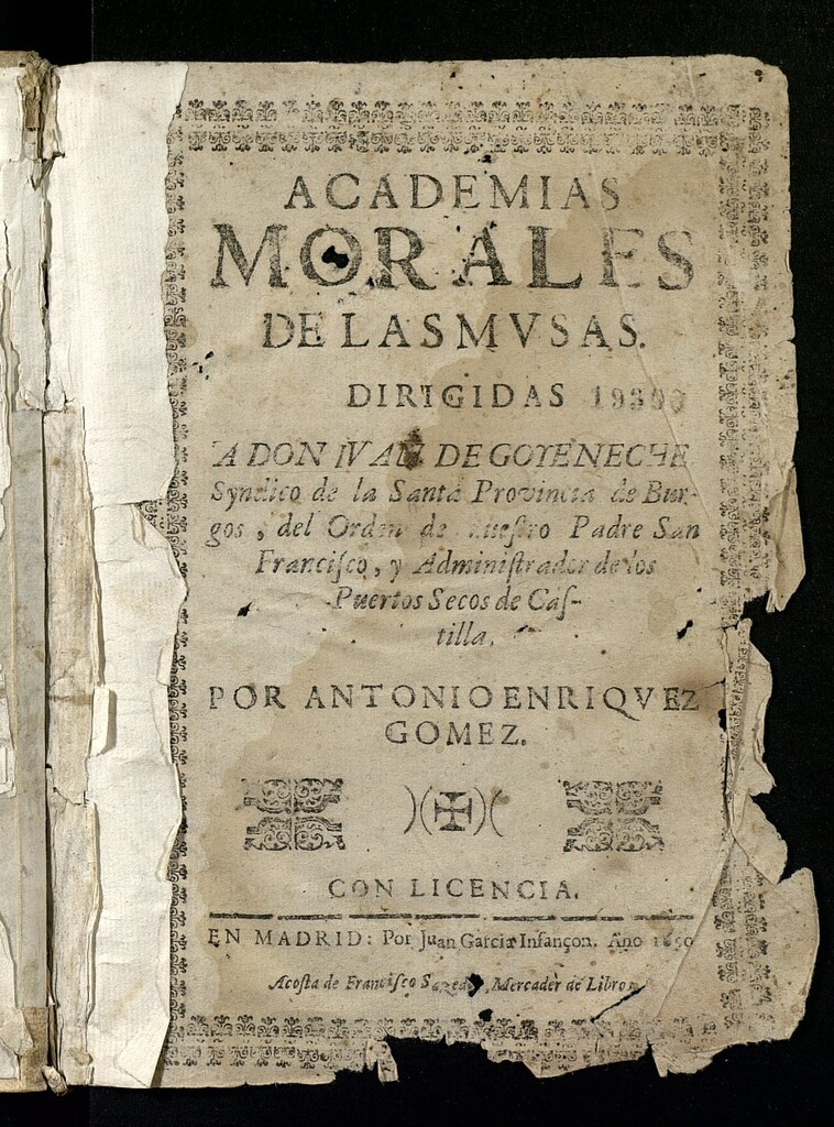 Miniatura de Academias morales de las Musas ...