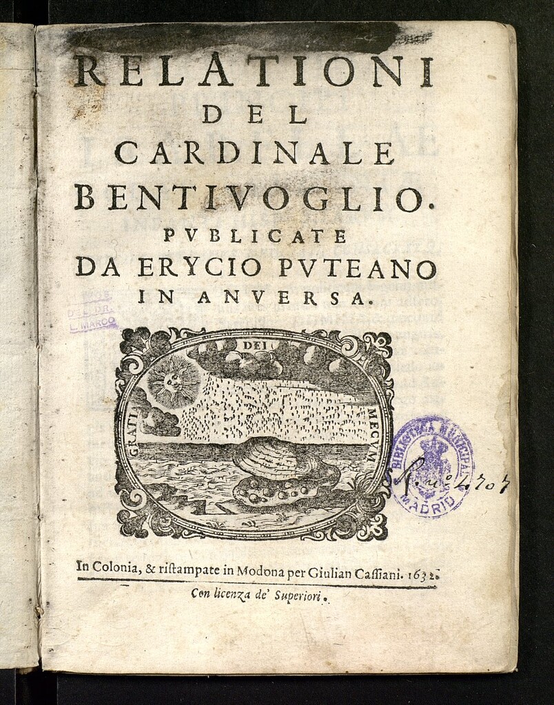 Miniatura de Relationi del Cardinale Bentivoglio