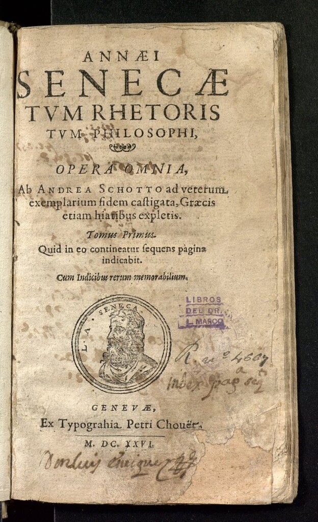 Miniatura de Annaei Senecae tum rhetoris tum philosophi : opera omnia