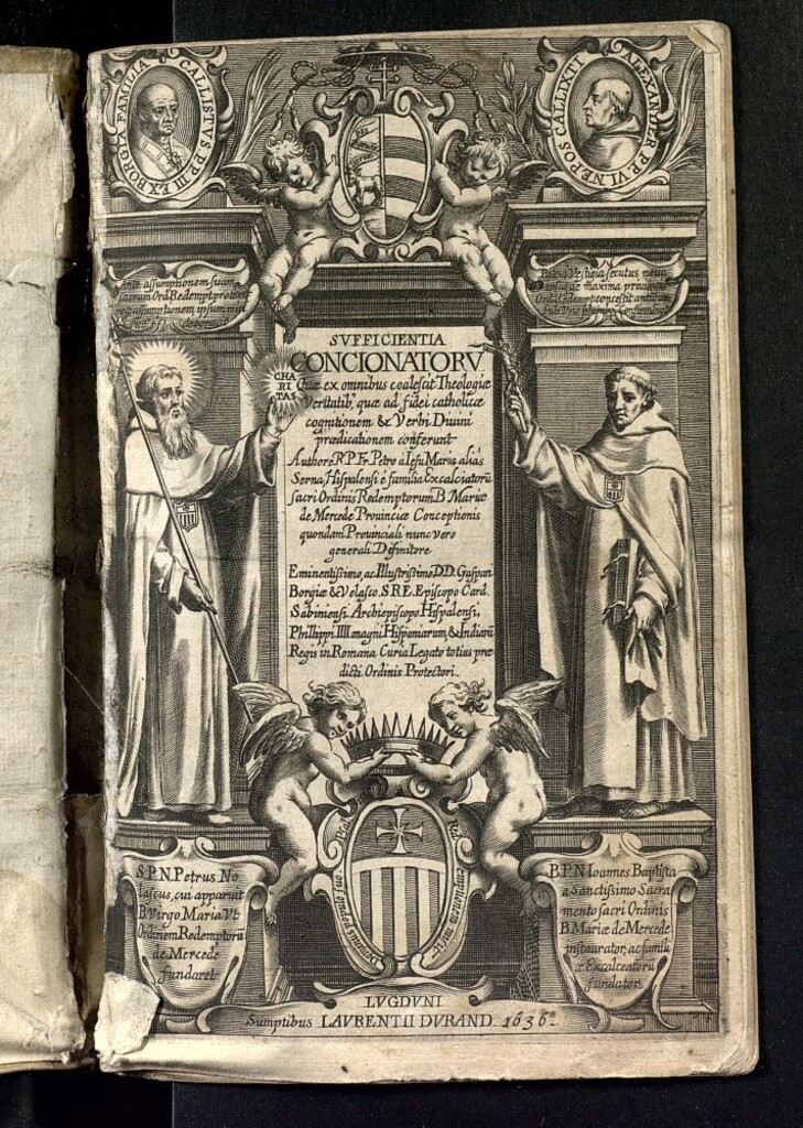 Miniatura de Sufficientia concionatoru quae ex omnibus coalescit theologiae veritatib quae ad fidei catholicae cognitionem & Verbi Diuini praedicationum conferunt
