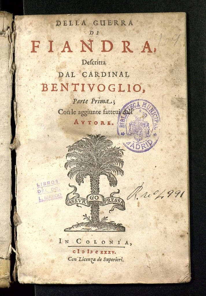 Miniatura de Della guerra di Fiandra