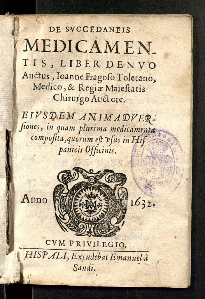 Miniatura de De succedaneis medicamentis : liber denuo auctus