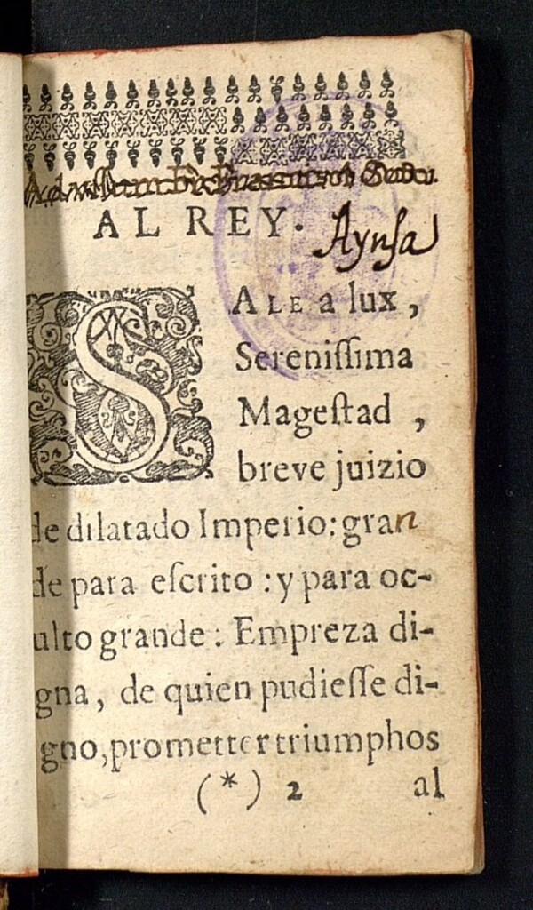 Miniatura de [Iuizio o vaticinio politico al noble reyno de Suecia : debaxo de la conducta del muy alto y poderoso principe Carlos Gustavo, Rey de Suecia.]