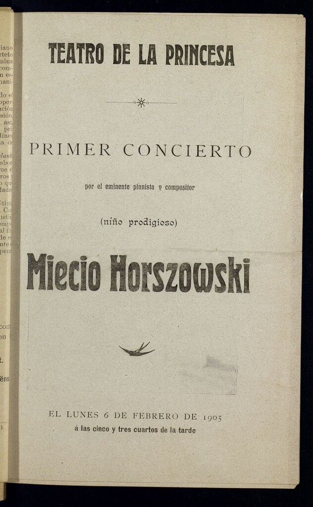 Miniatura de Programas de conciertos: Teatro de la Princesa 1905