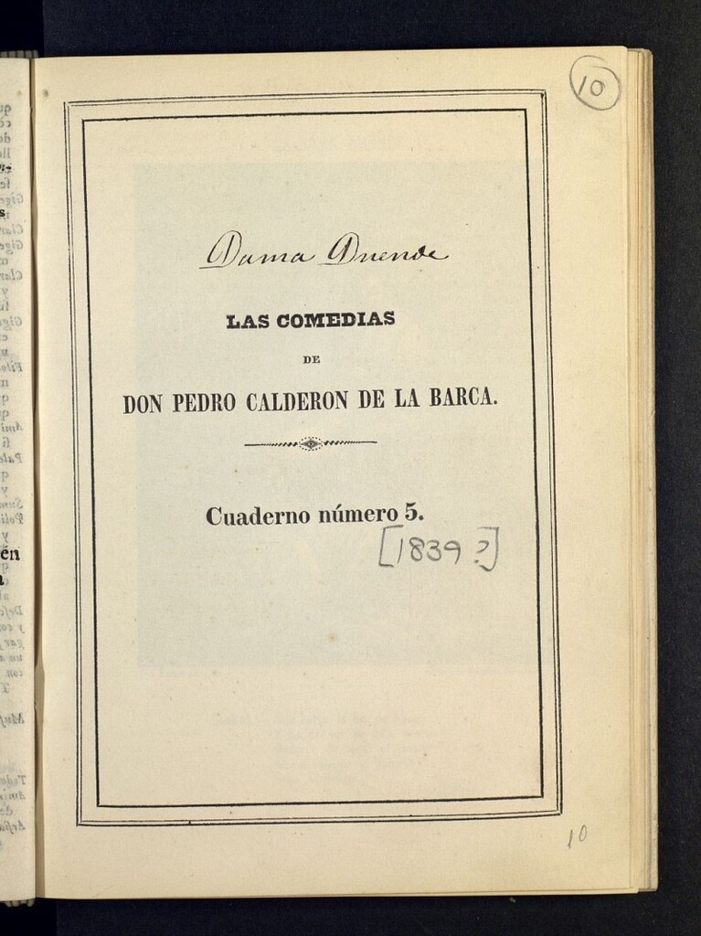 Miniatura de La dama duende
