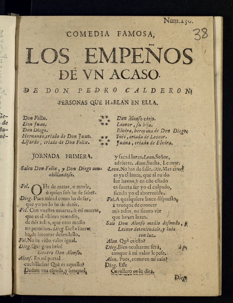 Miniatura de Los empeños de un acaso
