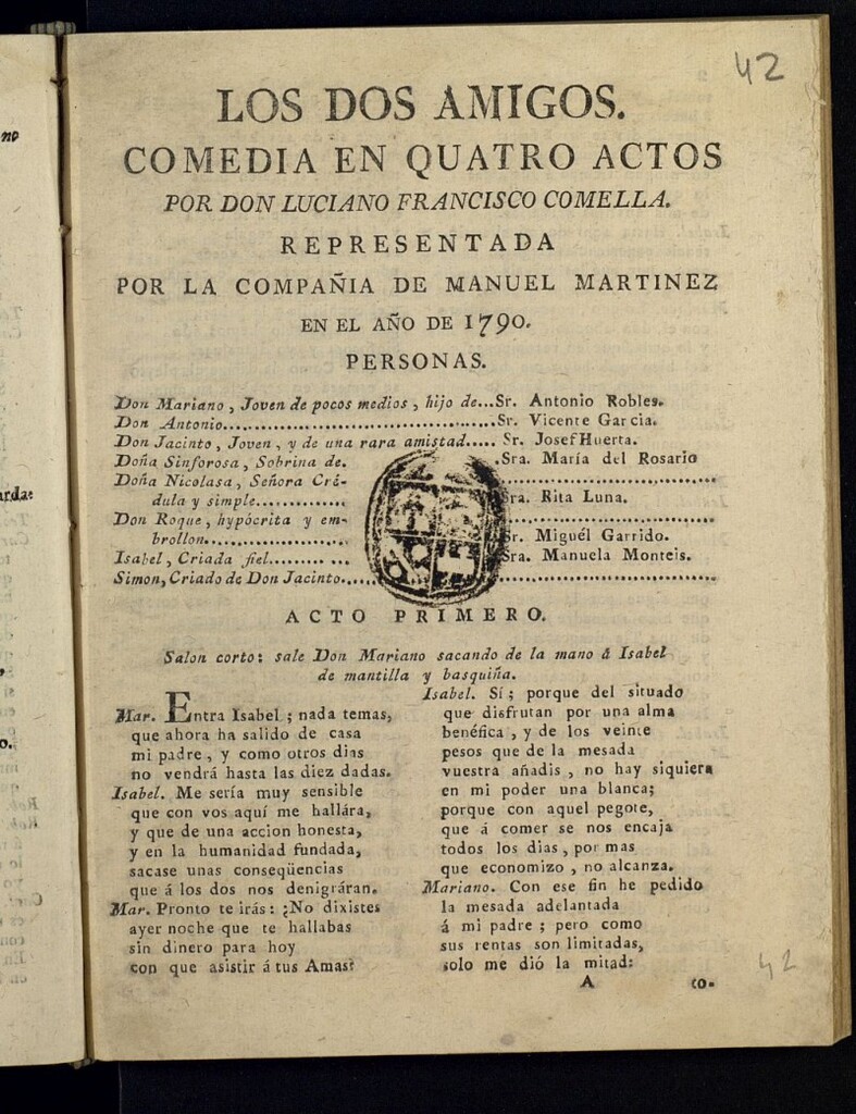 Miniatura de Los dos amigos