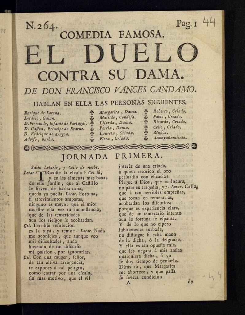 Miniatura de El duelo contra su dama