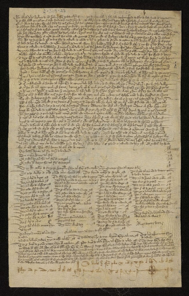 Miniatura de Traslado de un Privilegio rodado de Juan I, comprometiéndose a no volver a enajenar la Villa de Madrid después de la muerte de León V de Armenia