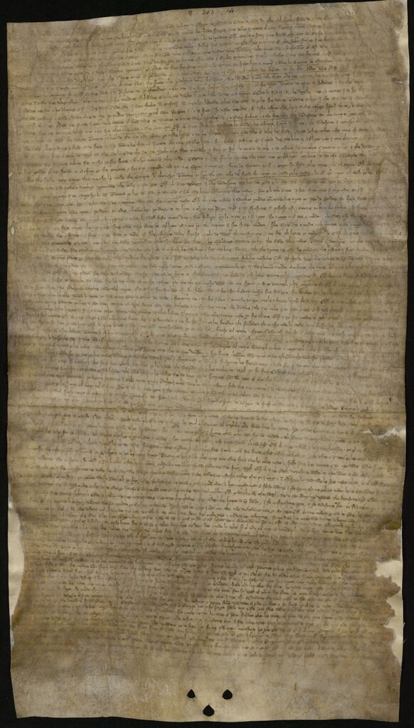 Miniatura de Privilegio de Sancho IV otorgando a Madrid el ordenamiento que para los concejos de la Extremadura dió en las Cortes de Valladolid de ese mismo año