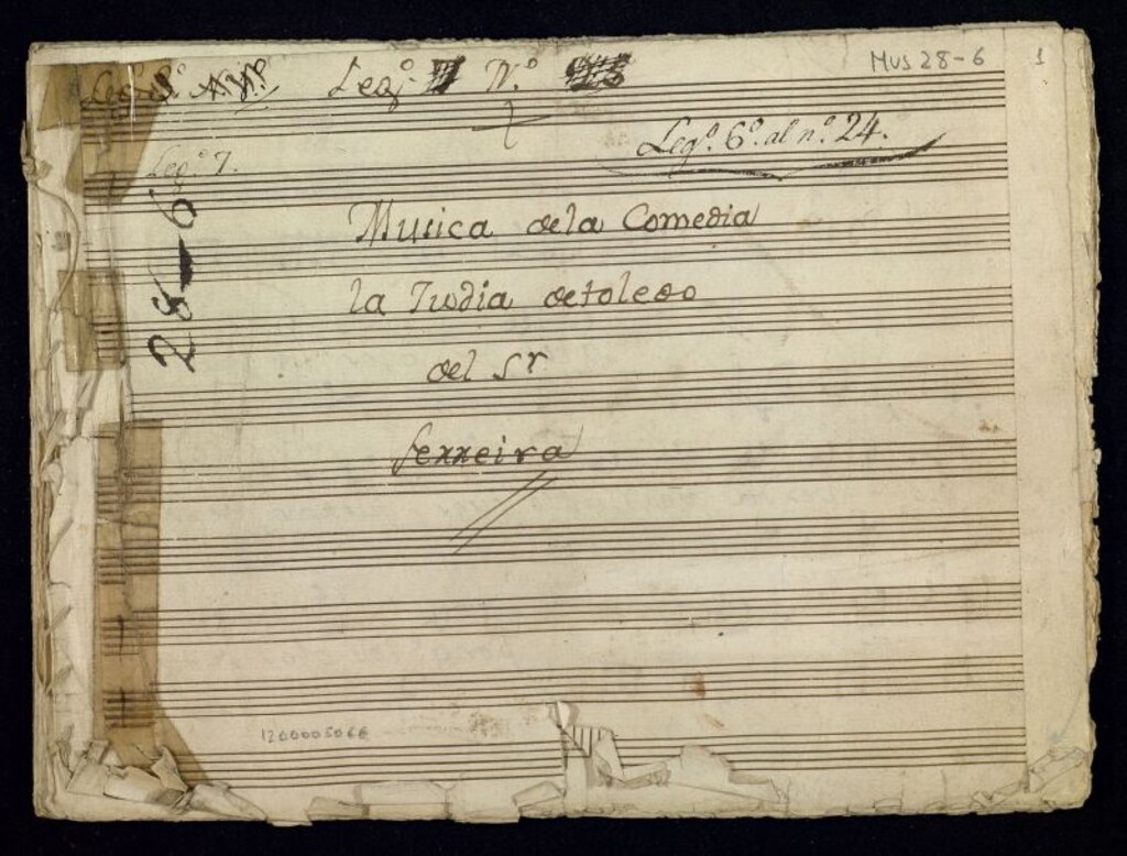 Miniatura de Musica de la comedia la judia de toledo