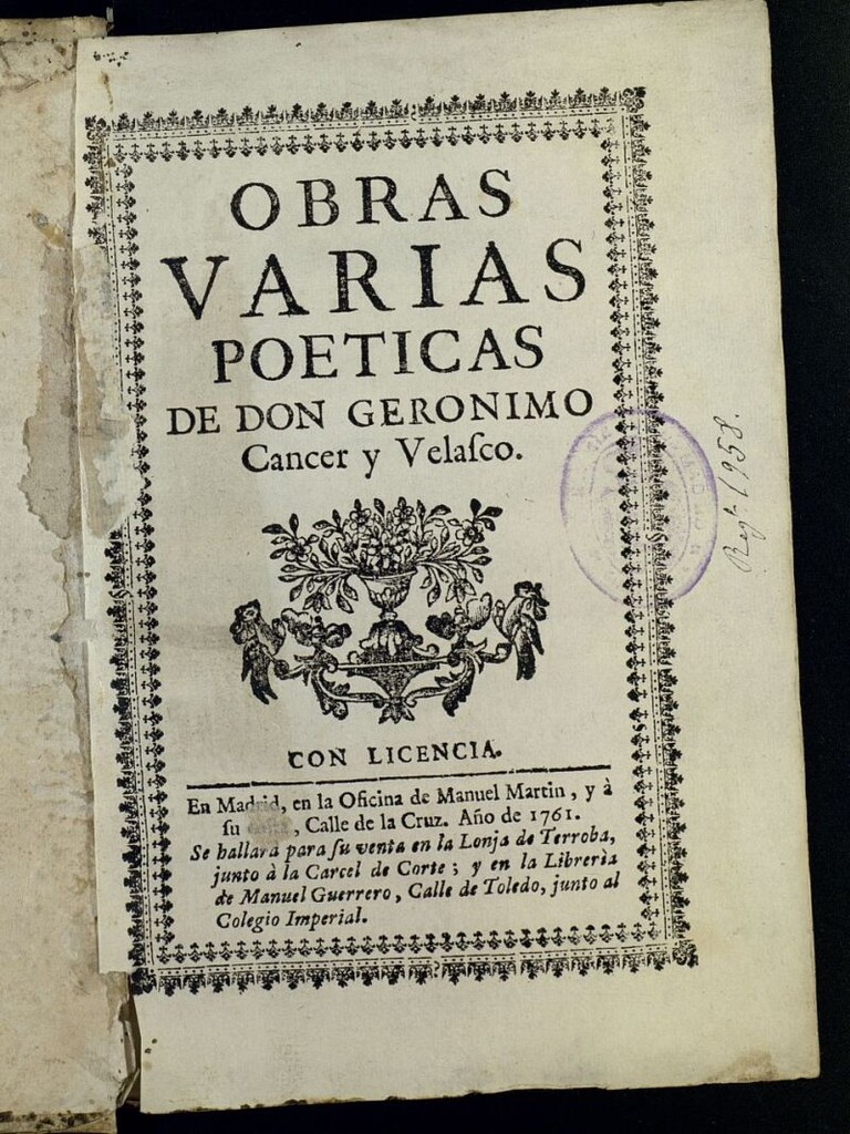 Miniatura de Obras varias poeticas
