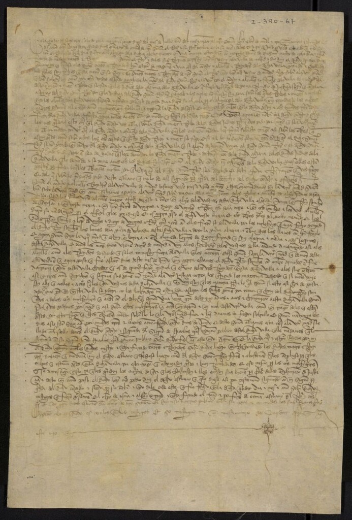 Miniatura de Testimonio de la información presentada al rey Enrique III, por el Concejo de Madrid, sobre la destrucción de la Aljama hebrea y la resistencia de los responsables de la justicia