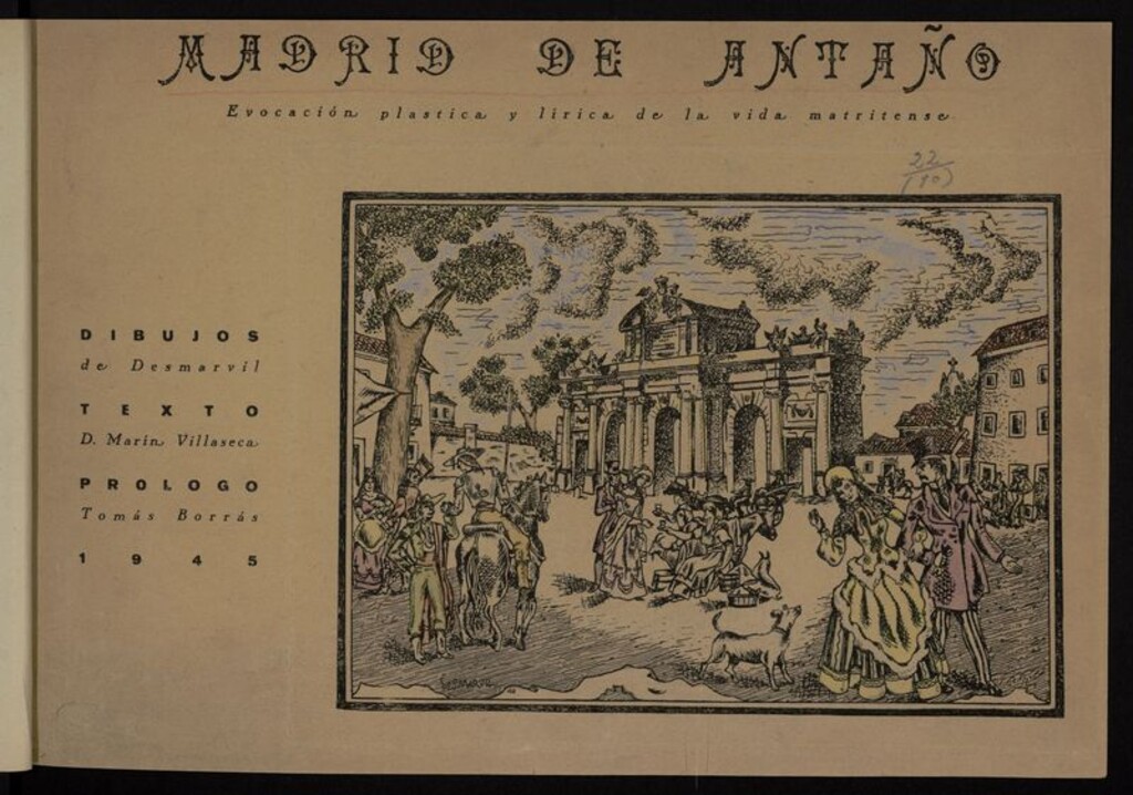 Miniatura de Madrid de antaño : evocación plástica y lírica de la vida matritense del pasado siglo