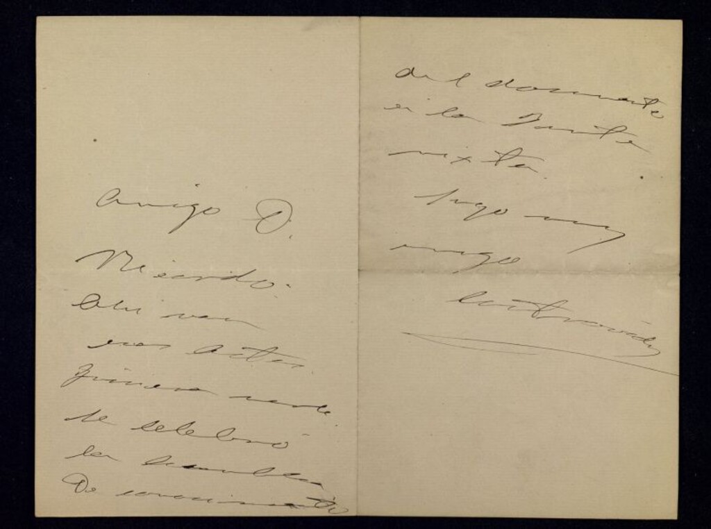 Miniatura de Carta de Roberto Castrovido a Ricardo Fuente