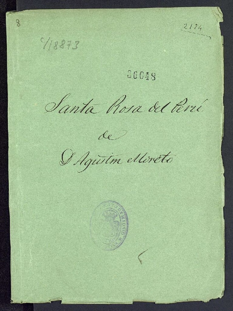 Miniatura de Sancta Rosa del Perú