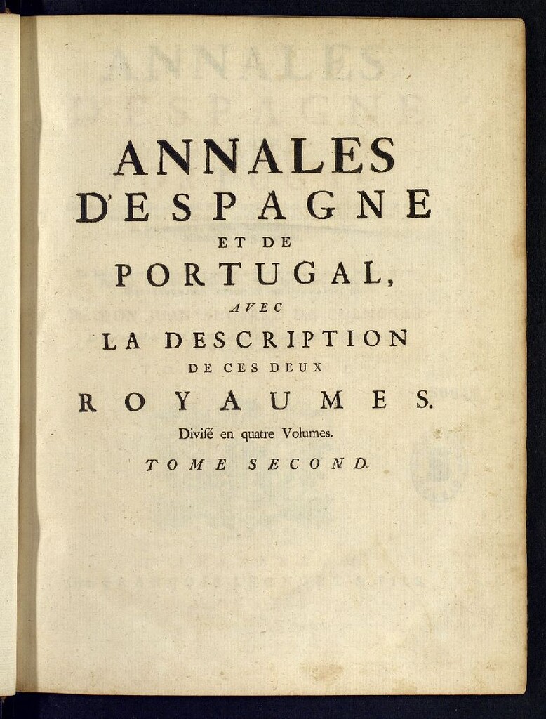Miniatura de Annales d´Espagne et de Portugal