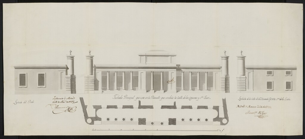 Miniatura de Expediente de construcción de la Real Platería Martínez