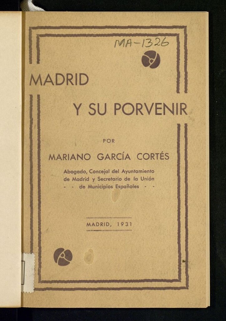 Miniatura de Madrid y su porvenir