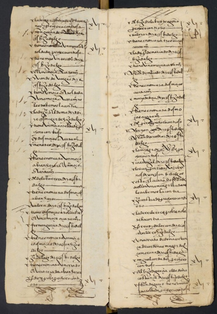 Miniatura de Padrones de pechos 1494-1518