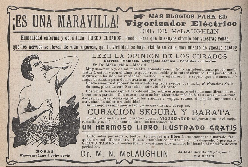 Miniatura de El vigorizador eléctrico del Dr. McLaughlin