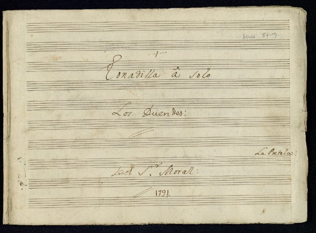 Miniatura de Los duendes (1791)