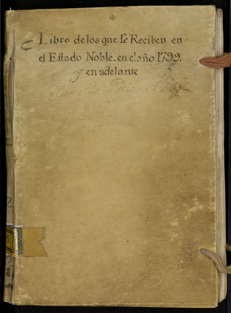 Miniatura de Hidalguías: Libro de los que se reciben en el estado noble (Caballeros hijosdalgo)