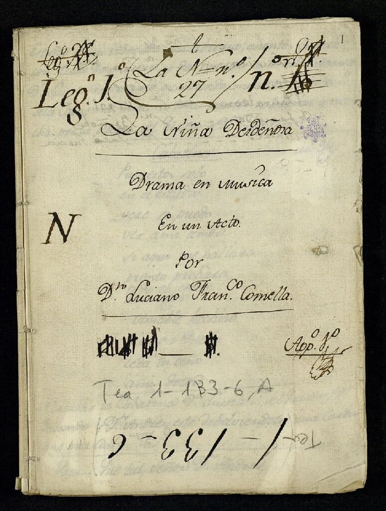 Miniatura de La niña desdeñosa