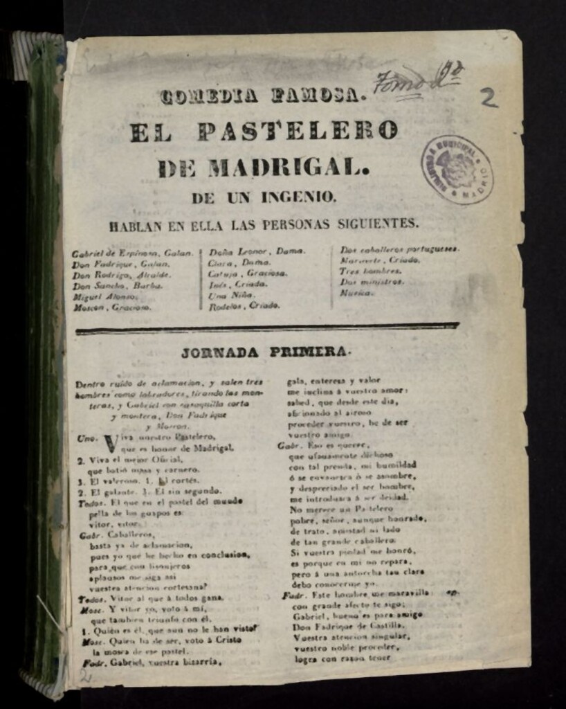 Miniatura de El pastelero de Madrigal