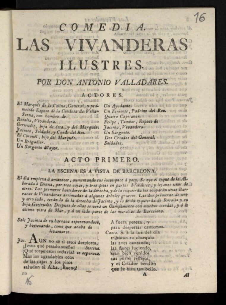 Miniatura de Las vivanderas ilustres