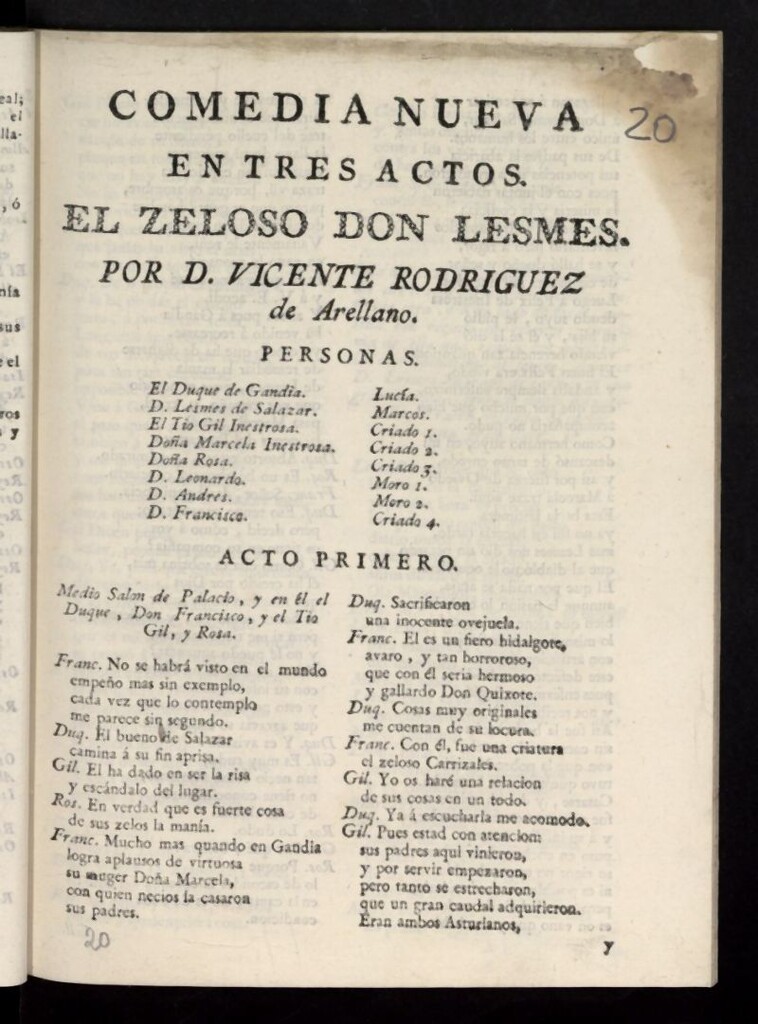 Miniatura de El celoso Don Lesmes
